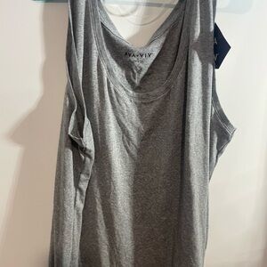Ava & Viv Charcoal Gray Tank Top